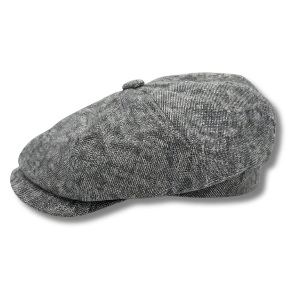 Classic Premium Wool Grey Newsboy Hat