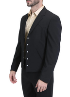 Men's Black Western 2 Piece Suit Set