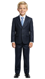 Ferrecci Boys Charcoal 5-Piece Suit Set – Formal Kids Suit (JAX JR)