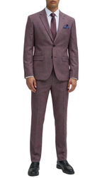 Ferrecci Nelson Men's 2 Button Slim Fit Notch Lapel Suit