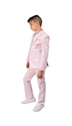 Ferrecci Boys Pink Seersucker 2-Piece Suit Set – Summer Kids Suit