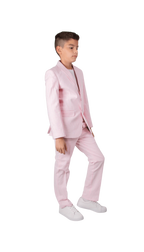 Ferrecci Boys Pink Seersucker 2-Piece Suit Set – Summer Kids Suit