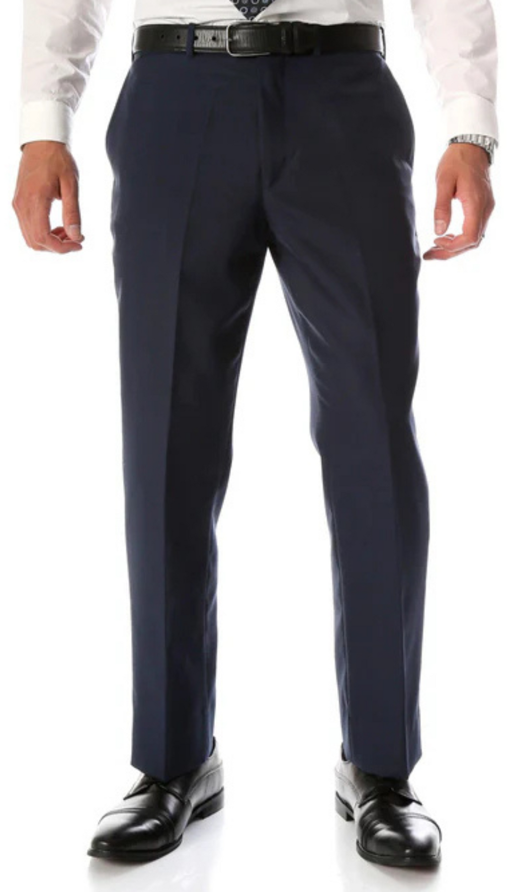 Ben Blue Wool Blend Modern Fit Traveler Pants