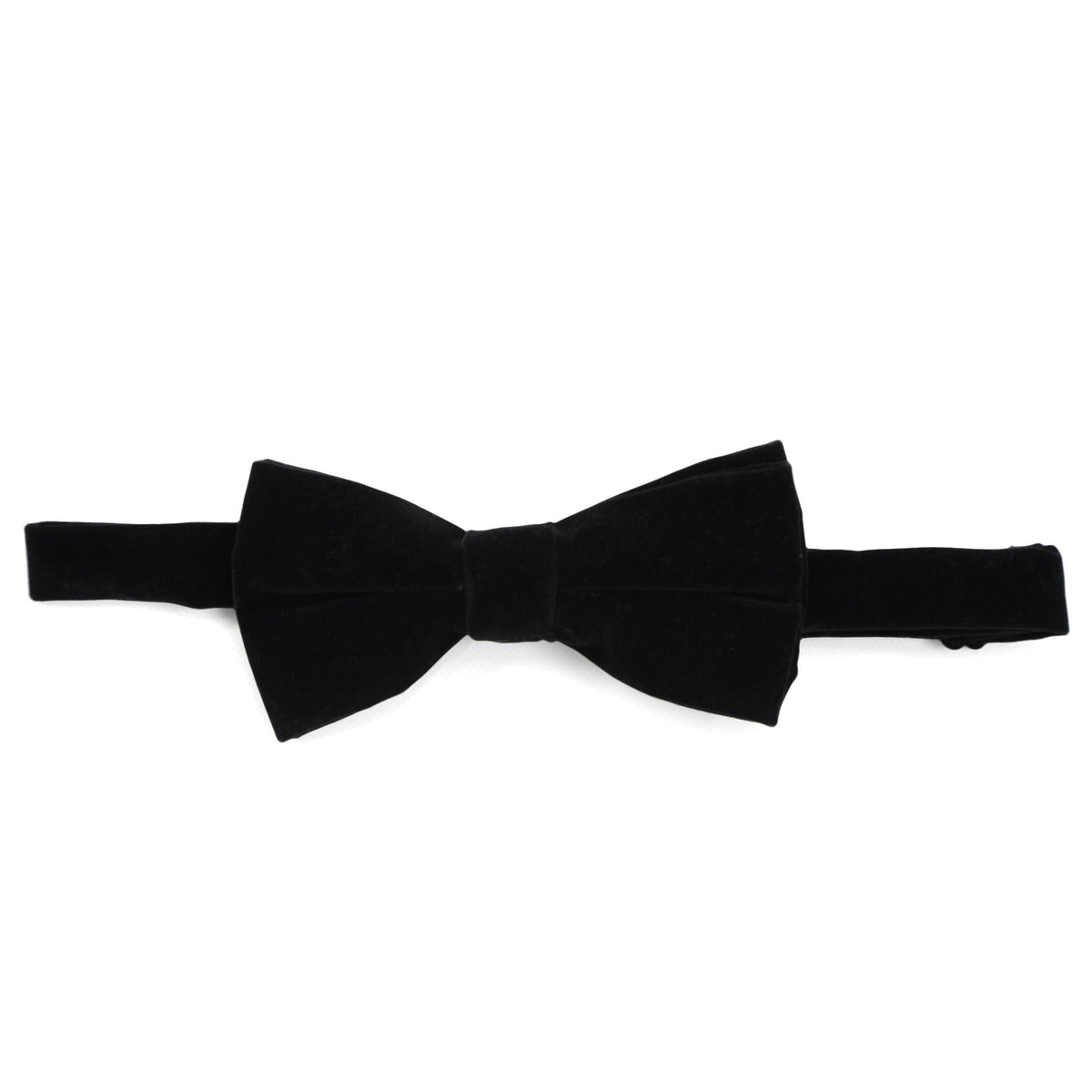 Premium Classic Velvet Bow Tie - Black