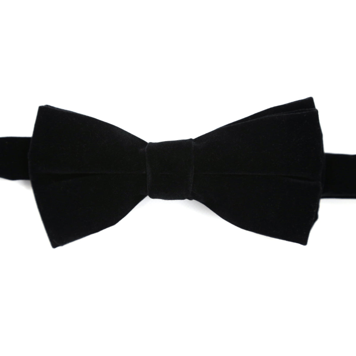 Premium Classic Velvet Bow Tie - Black