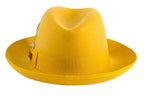 Ferrecci Gold Australian Fur Felt Godfather Hat