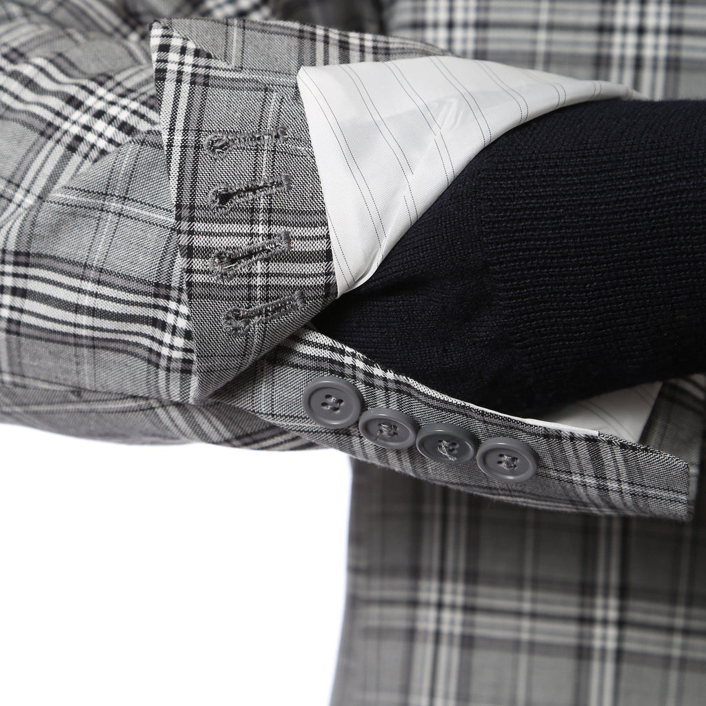 The Zeus Plaid Slim Fit Mens Blazer