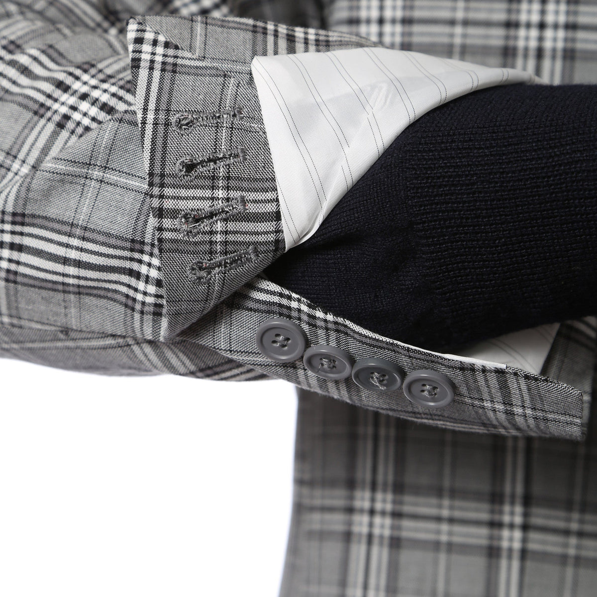 The Zeus Plaid Slim Fit Mens Blazer