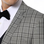 The Zeus Plaid Slim Fit Mens Blazer