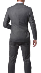 ZNL101 Charcoal Slim Fit Modern Men's 2 pc Suit