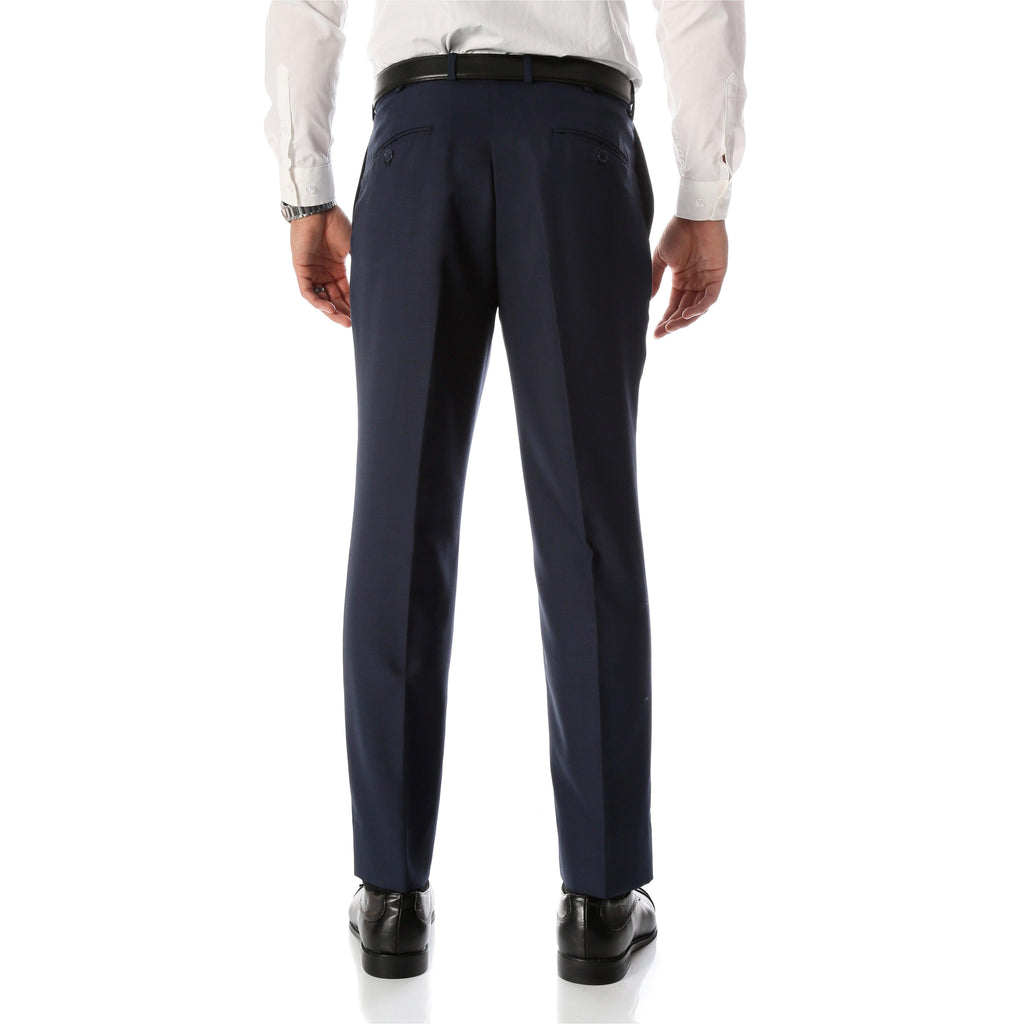 Ben Blue Wool Blend Modern Fit Traveler Pants