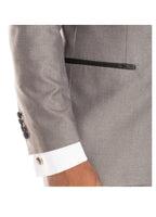 Celio Grey & Black Slim Fit 3 Piece Tuxedo