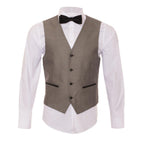 Celio Grey & Black Slim Fit 3 Piece Tuxedo