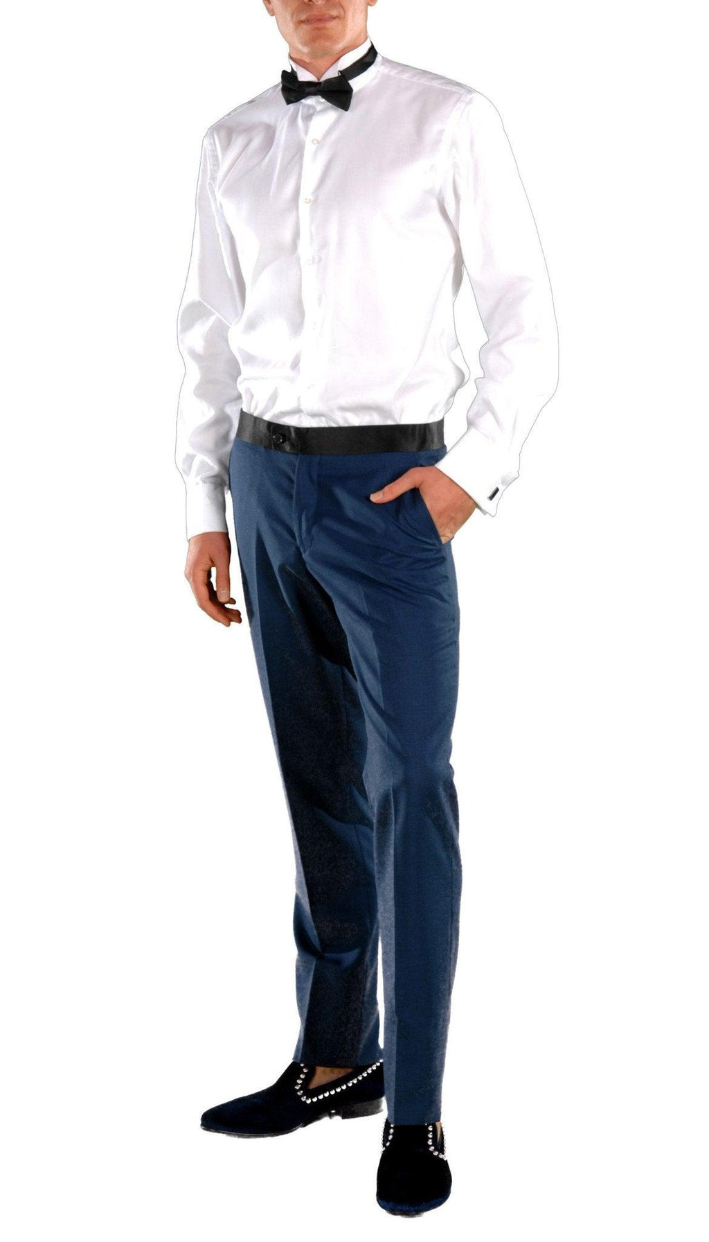 Ferrecci Men's Falls Indigo Slim Fit 2 Piece Tuxedo