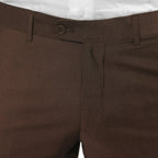 Hudson Brown Slim Fit 2 Piece Suit