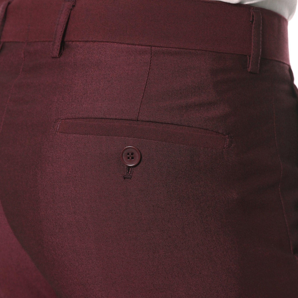 Hudson Burgundy Slim Fit 2 Piece Suit