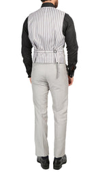 Ferrecci Men's Daxson Grey Slim Fit Shawl Collar 3pc Tuxedo