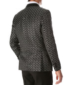 Men's Pronto Silver Star Modern Fit Tuxedo Blazer
