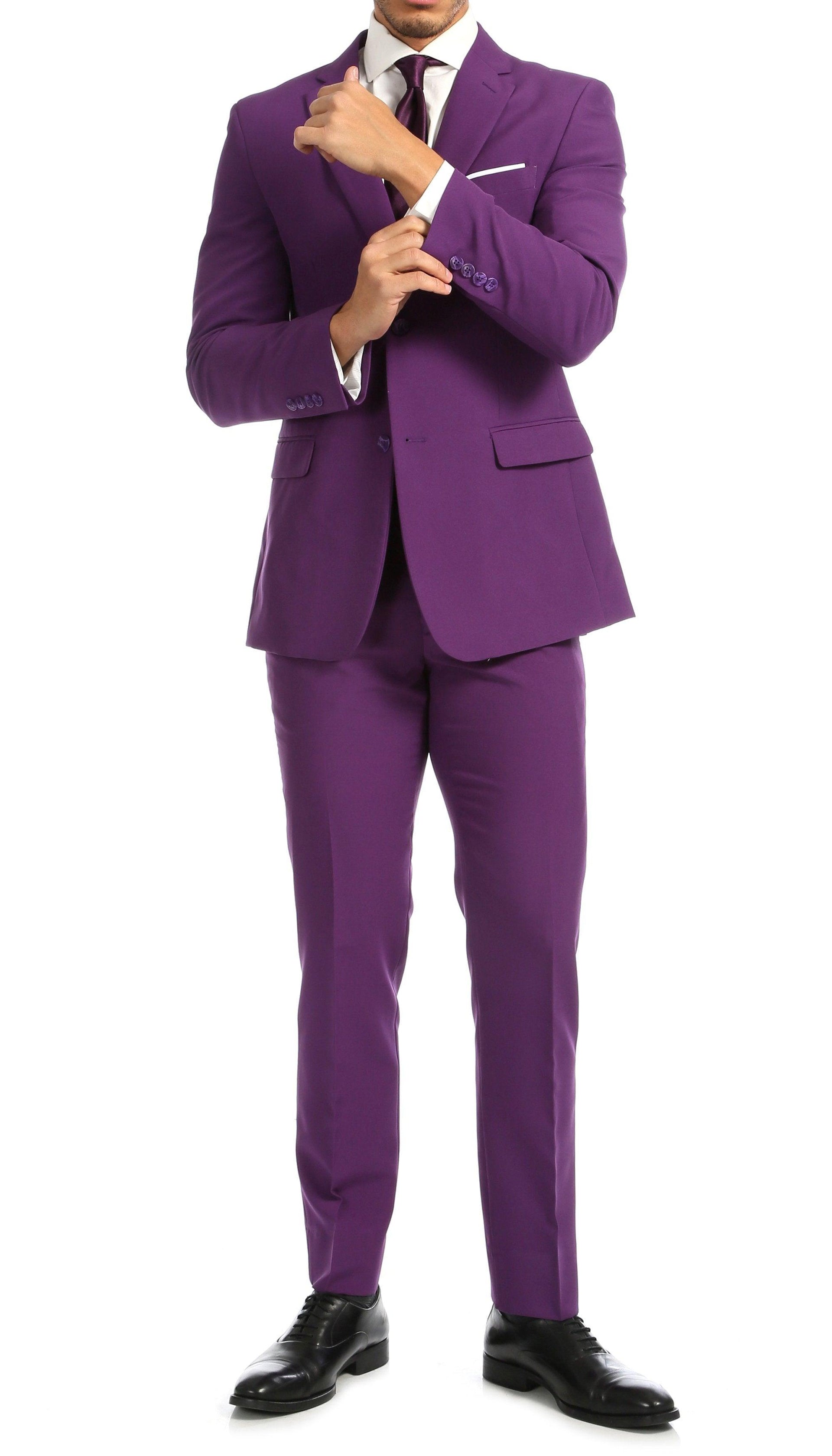 rich man dressed in purple Todo sobre el traje morado para hombres