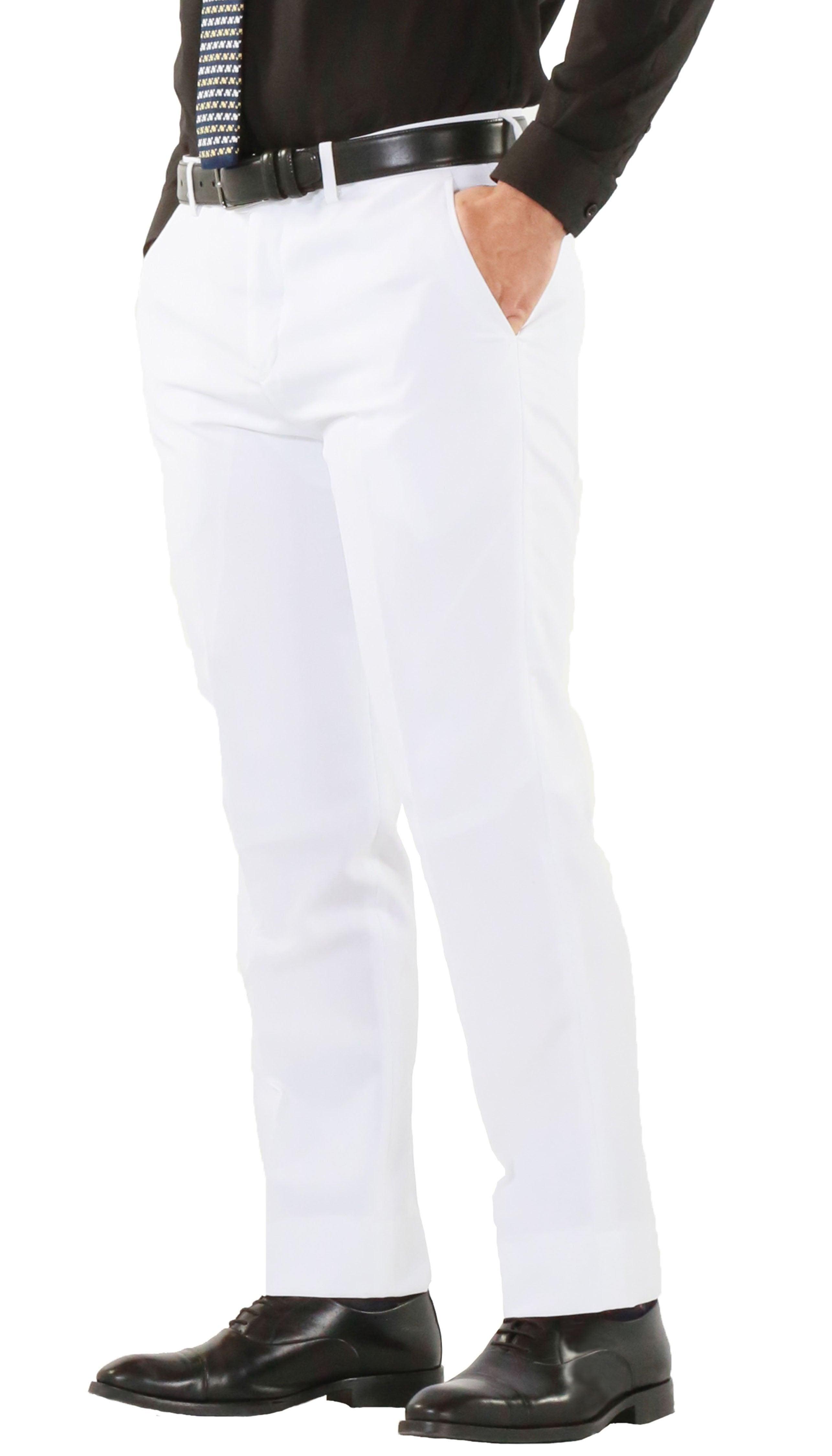 Paul Lorenzo Mens White Slim Fit 2 Piece Suit - Ferrecci USA 