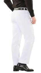 Paul Lorenzo Mens White Slim Fit 2 Piece Suit - Ferrecci USA 