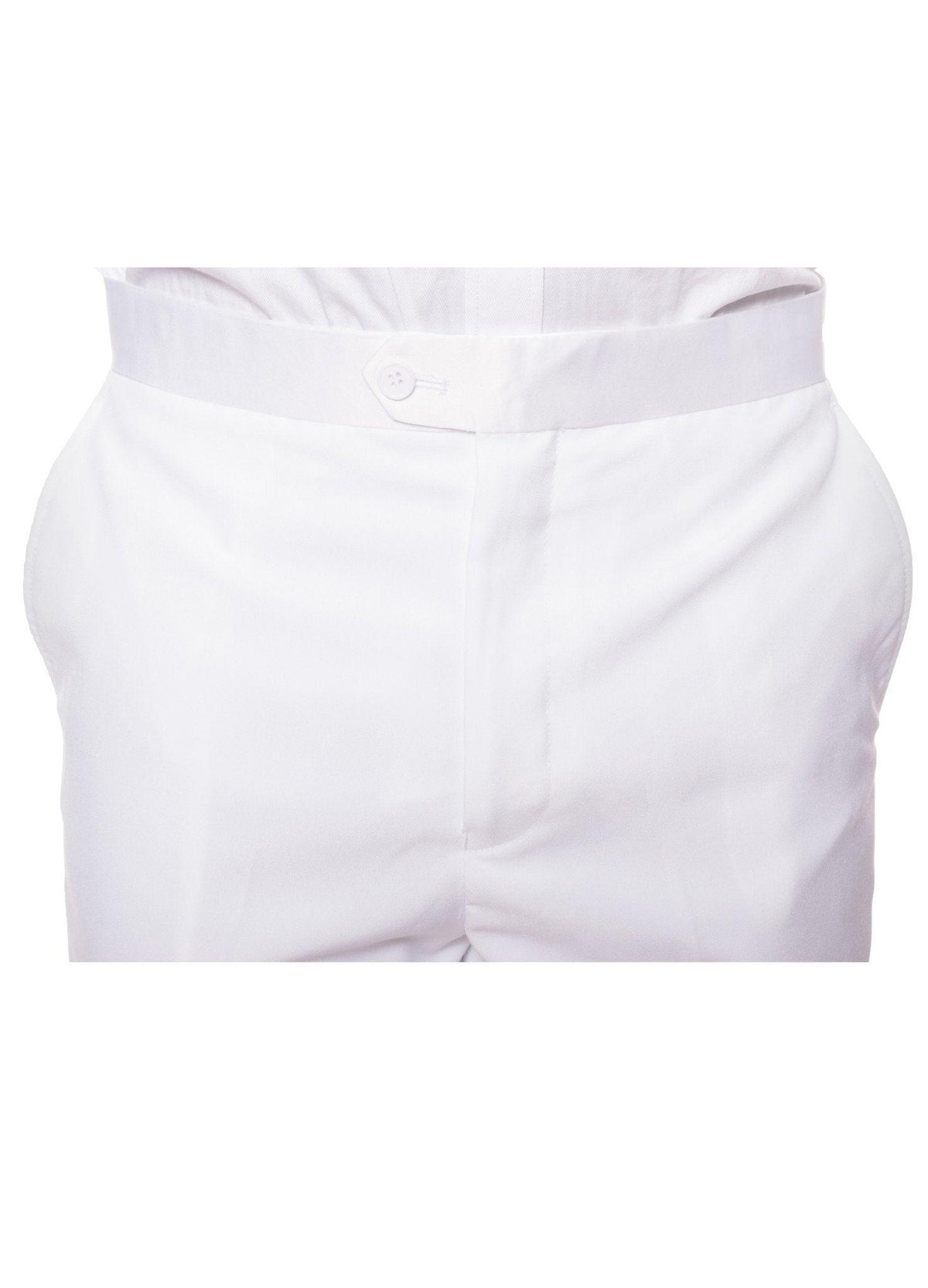 Paul Lorenzo Mens White Slim Fit 2 piece Tuxedo