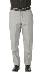 Rod Premium Light Grey Wool 2 Piece Suit Stain Resistant Traveler Suit - w 2 Pairs of Pants
