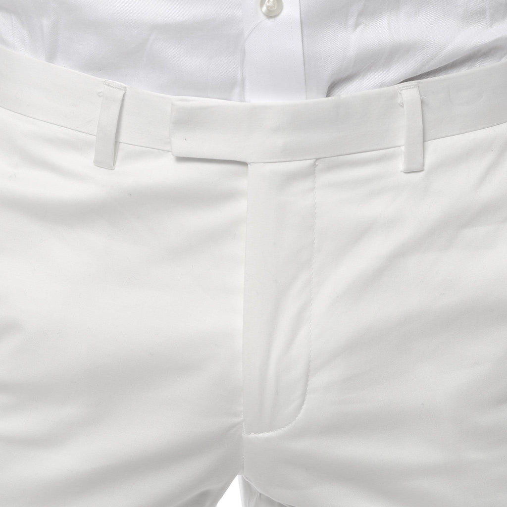 Zonettie Kilo Off White Straight Leg Chino Pants
